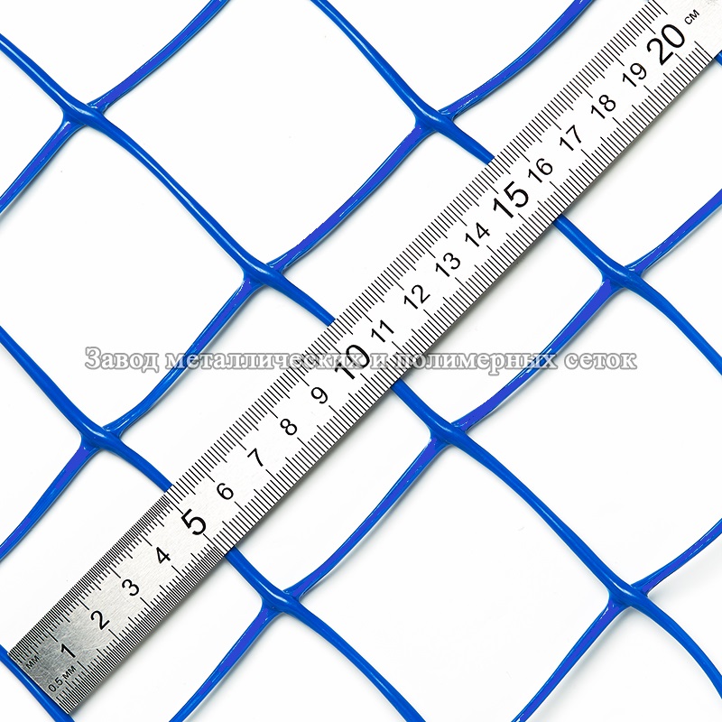 Сетка полимерная 50х50 (1,5х30)м (облегченная) синяя