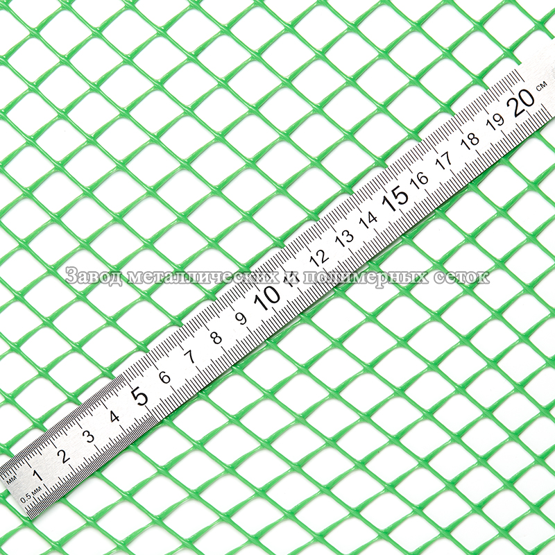 Сетка полимерная 10х10 (1,0х30)м зеленая