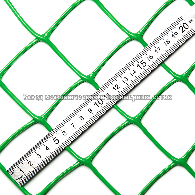 Сетка полимерная 50х50 (1,5х30)м зеленая