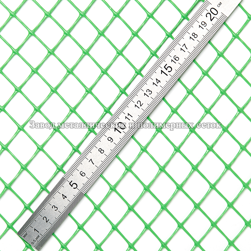 Сетка полимерная 15х15 (1,5х30)м (облегченная) зелен