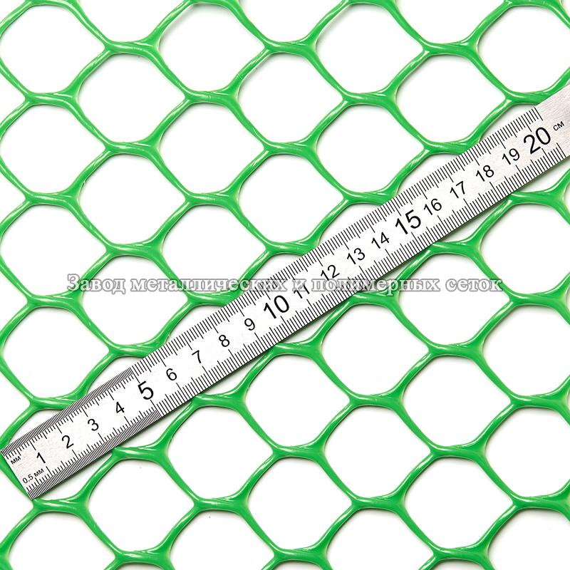 Сетка полимерная 26х26 гео (2,0х30)м (усиленная) зеленая