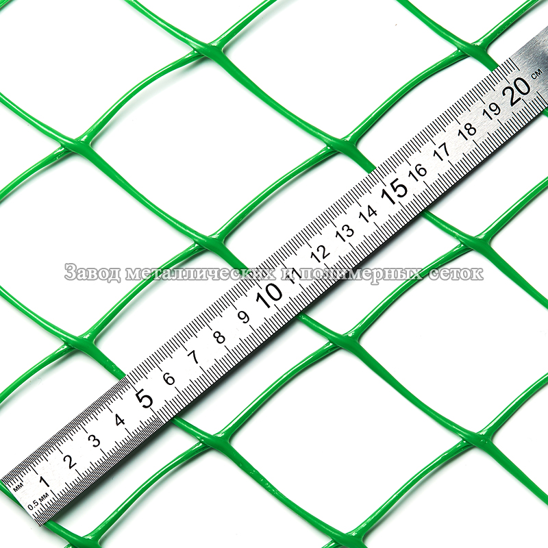 Сетка полимерная 40х40 (1,2х30)м (облегченная) зеленая 