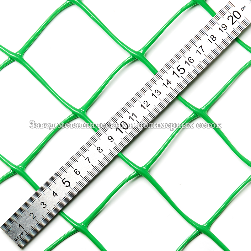 Сетка полимерная 50х50 (1,5х30)м (облегченная) зеленая 