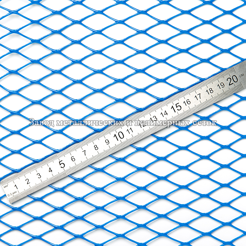 Сетка полимерная 15х15 (1,0х30)м синяя